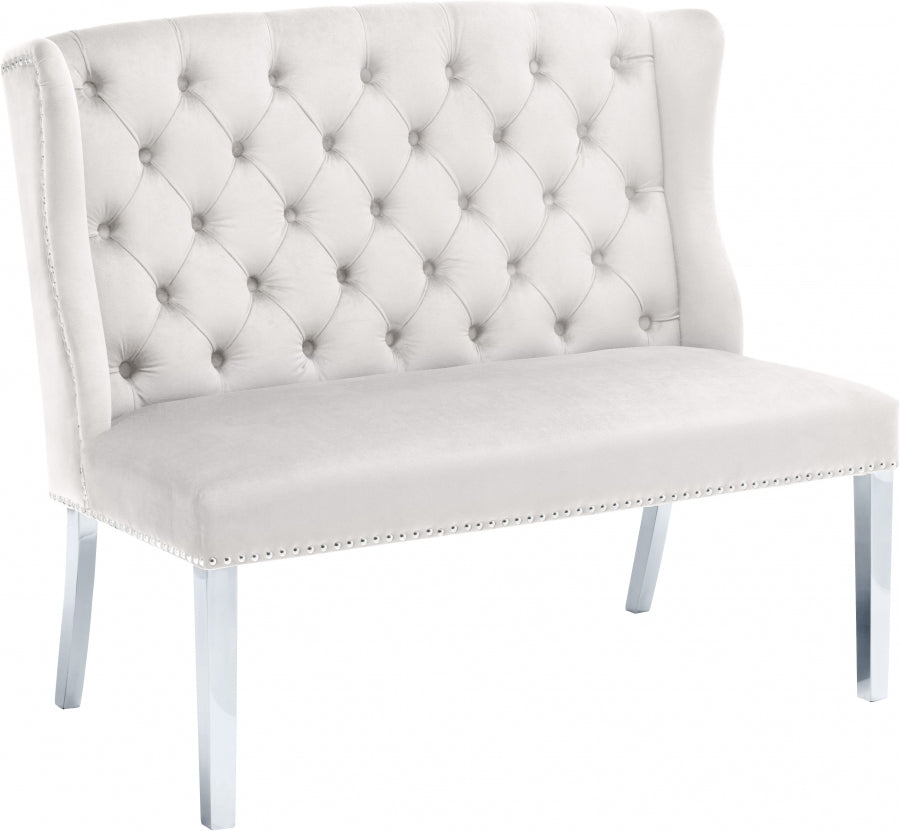 Banc de canapés en velours Suri