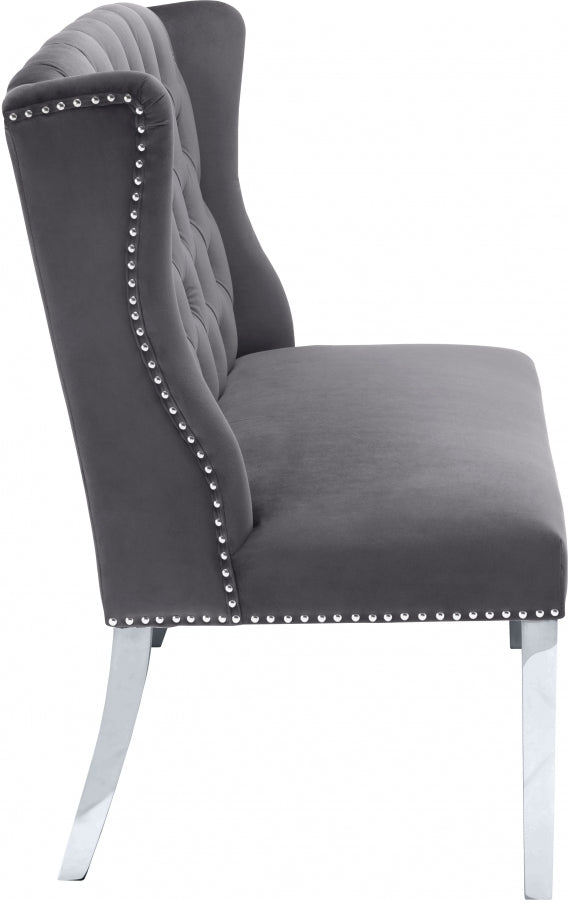 Banc de canapés en velours Suri