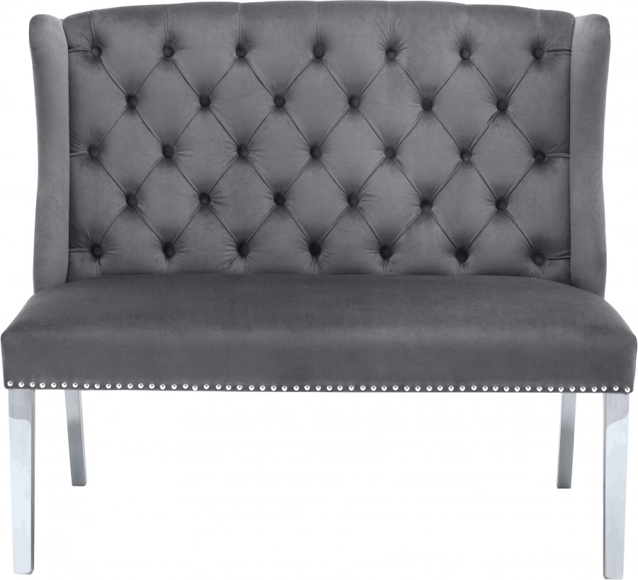 Banc de canapés en velours Suri