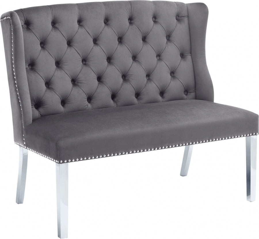Banc de canapés en velours Suri