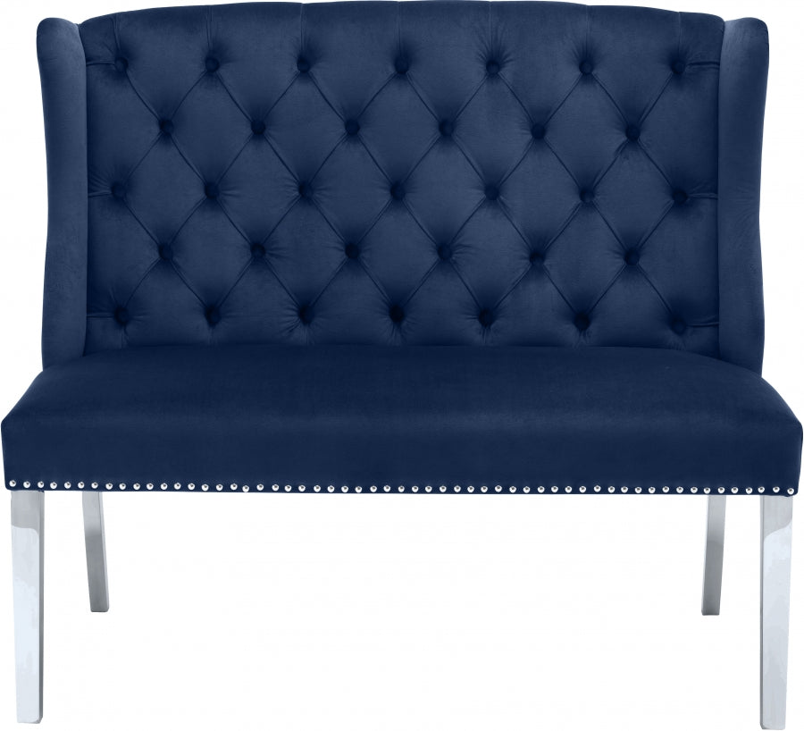 Banc de canapés en velours Suri