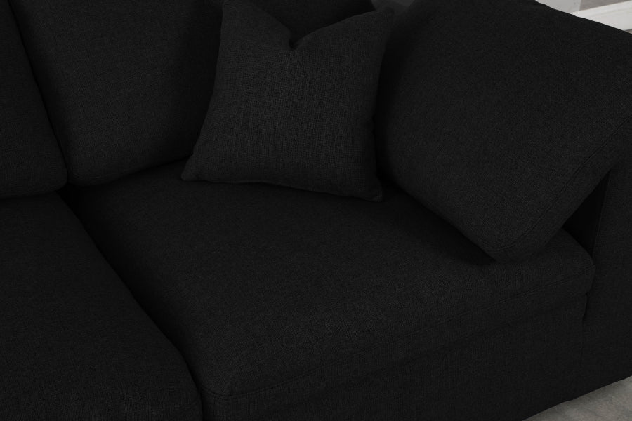 Sectionnel réversible rembourré en duvet Serene Linen Deluxe, confortable comme un nuage