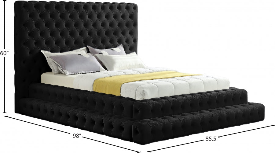 Lit en velours Revel