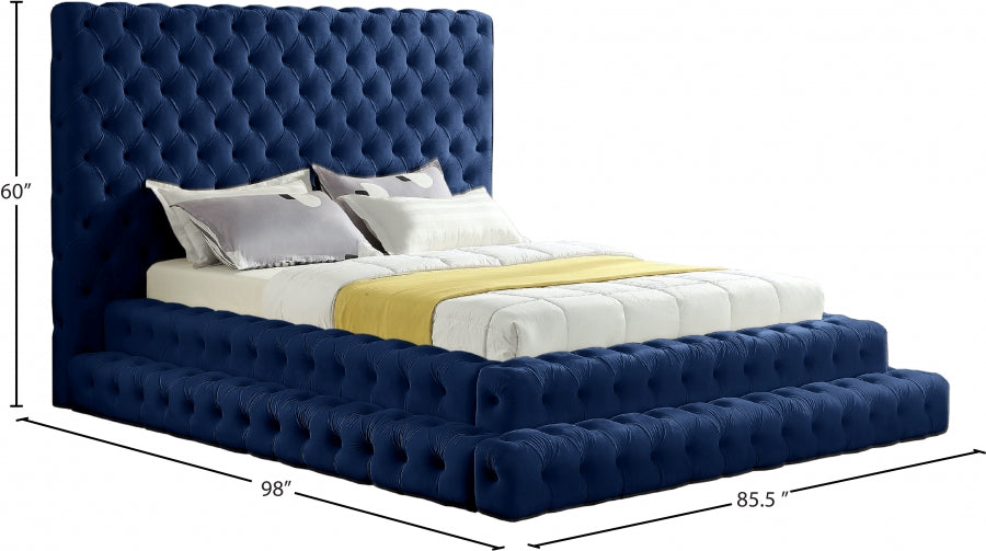 Lit en velours Revel