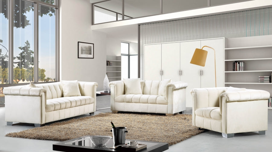Causeuse en velours Kayla 