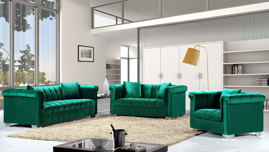 Causeuse en velours Kayla 