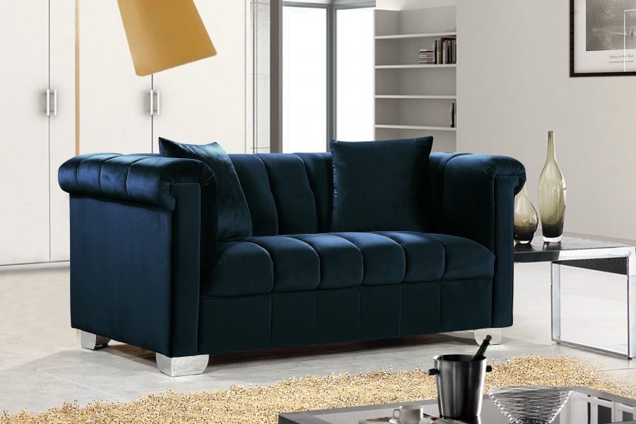 Causeuse en velours Kayla 