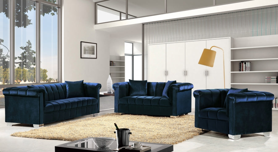 Causeuse en velours Kayla 