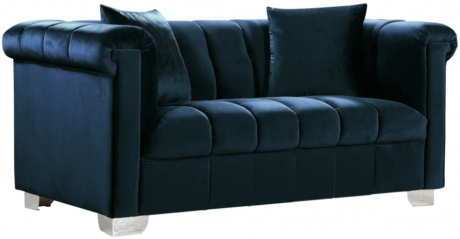 Causeuse en velours Kayla 