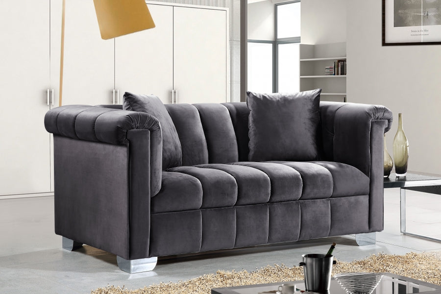 Causeuse en velours Kayla