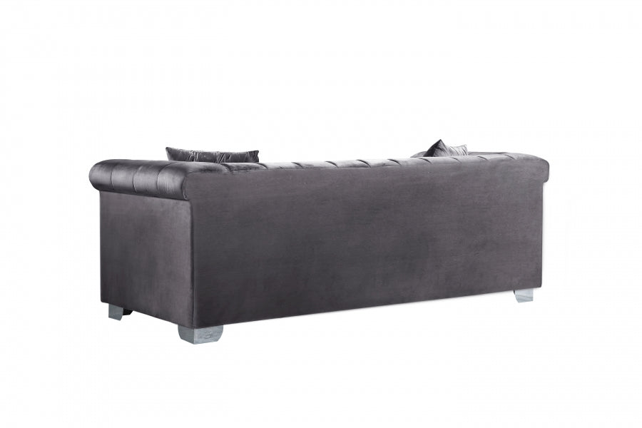 Causeuse en velours Kayla 
