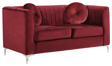 Causeuse en velours Isabelle