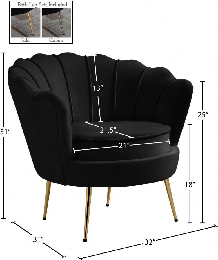 Chaise Gardénia Velours