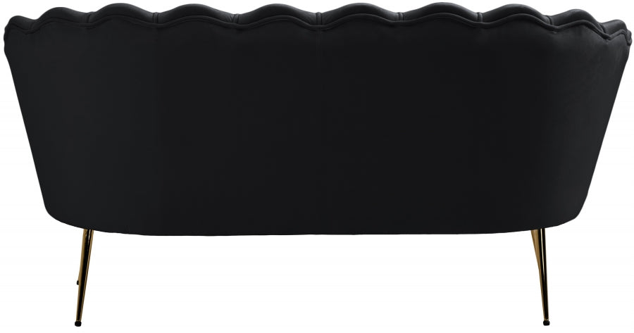 Causeuse en velours Gardénia 