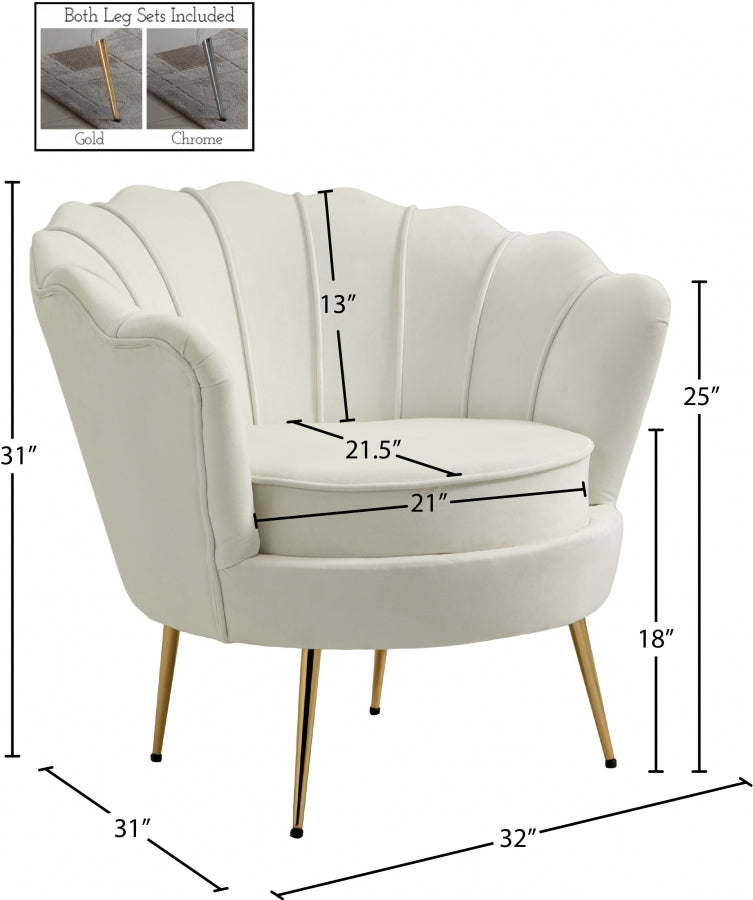 Chaise Gardénia Velours