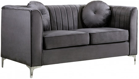 Causeuse en velours Isabelle