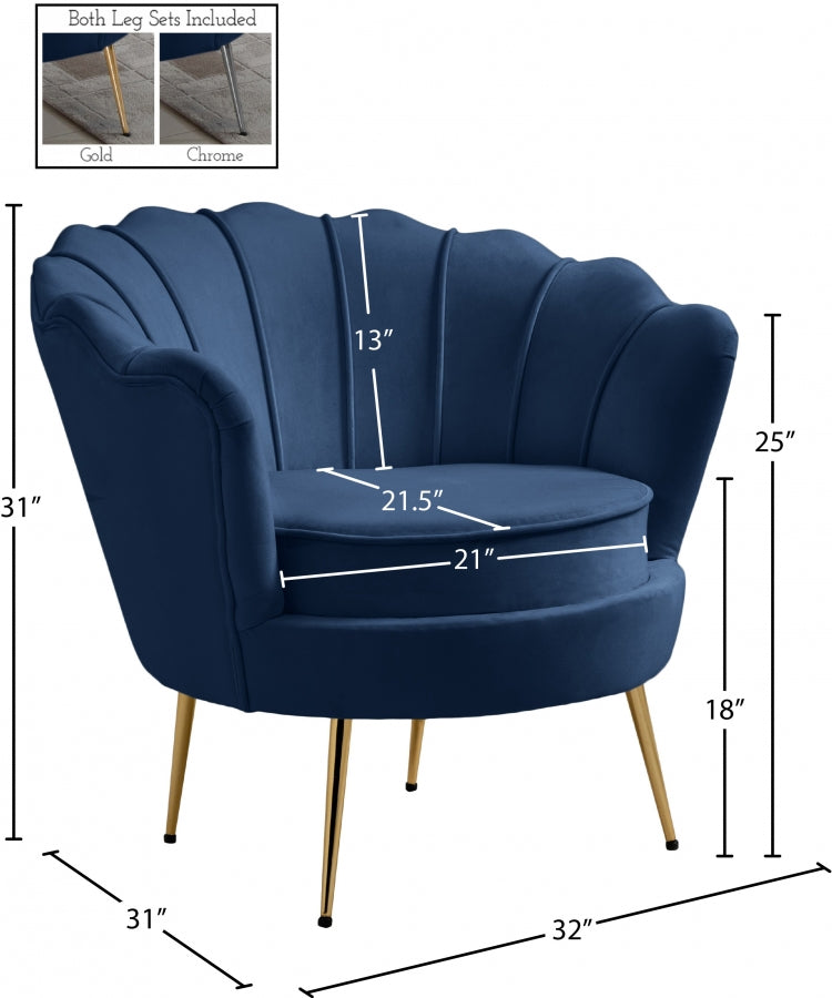 Chaise Gardénia Velours