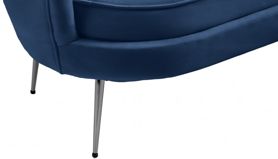 Causeuse en velours Gardénia 