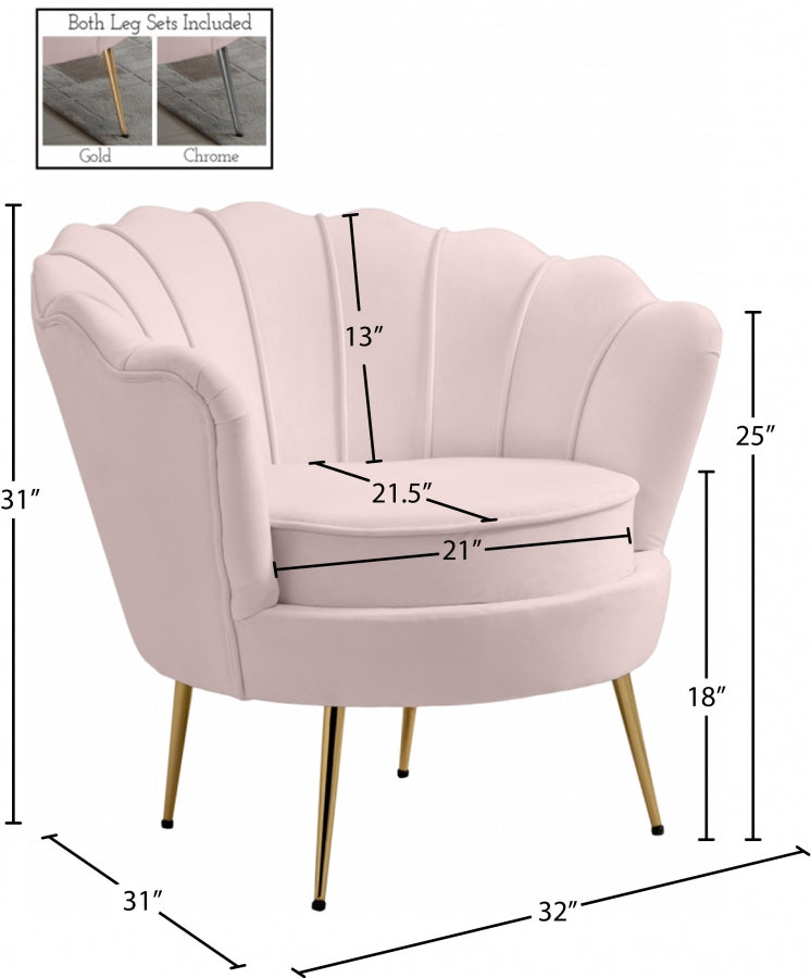 Chaise Gardénia Velours
