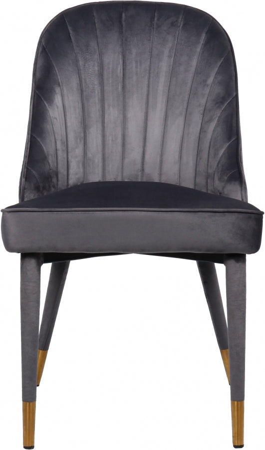 Chaise de salle à manger en velours Belle