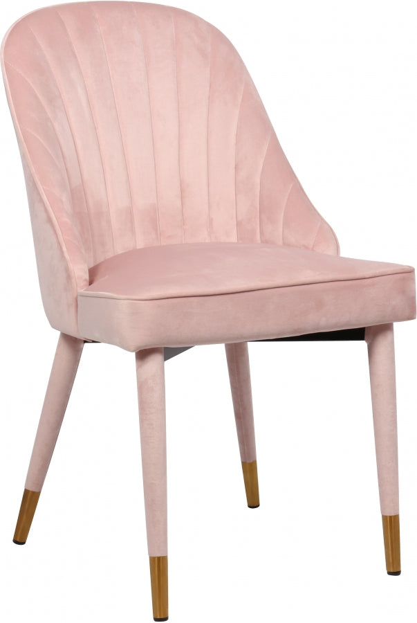 Chaise de salle à manger en velours Belle