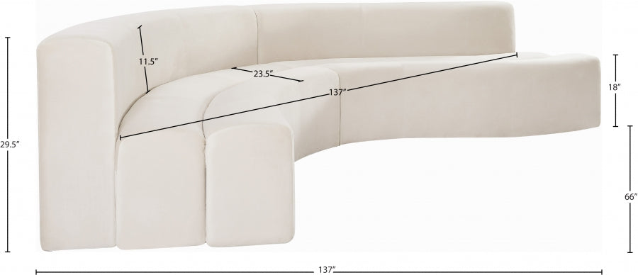 Boucles Velours 2pc. En coupé