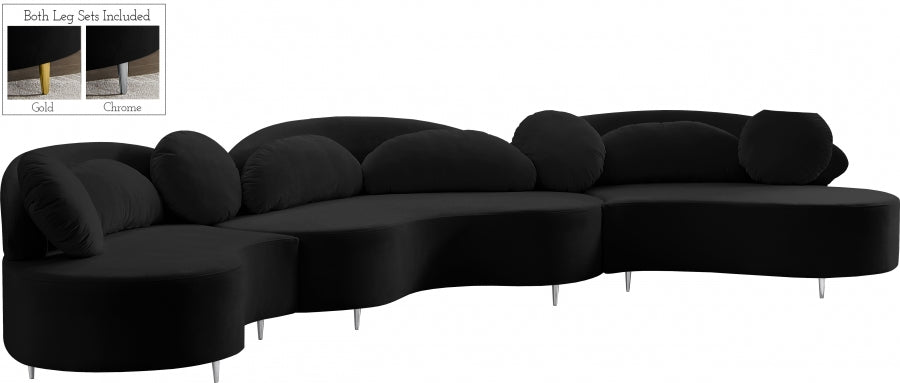 Velours vif 3pc. En coupé