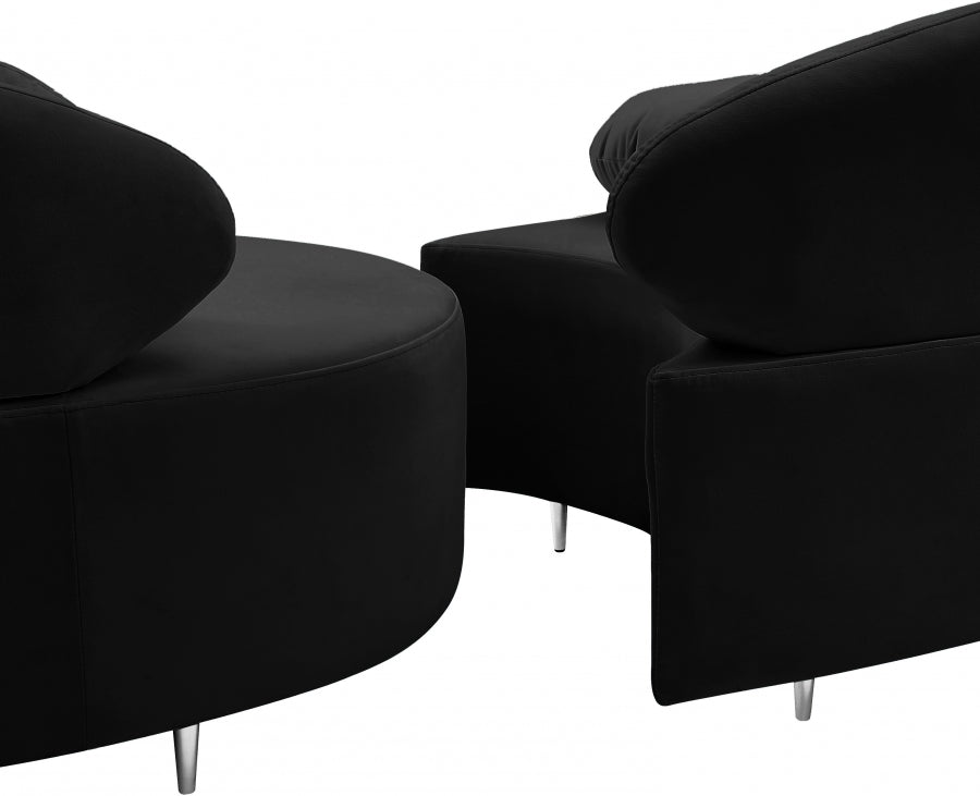 Velours vif 3pc. En coupé