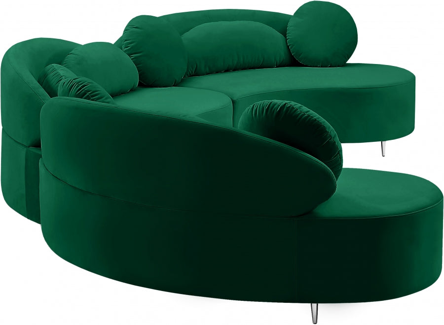 Velours vif 3pc. En coupé