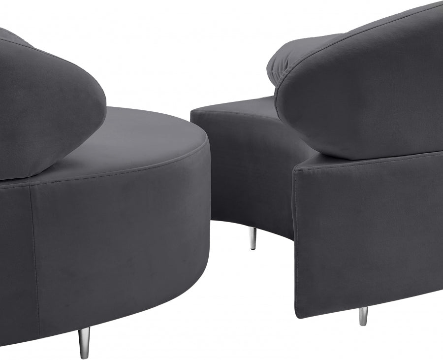 Velours vif 3pc. En coupé