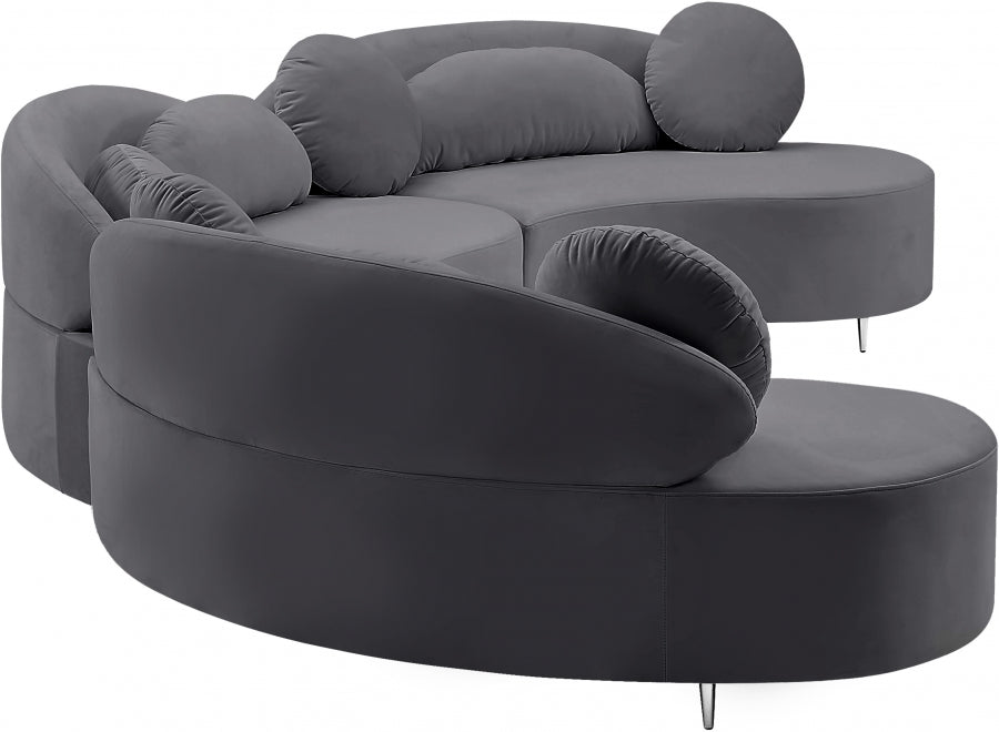 Velours vif 3pc. En coupé