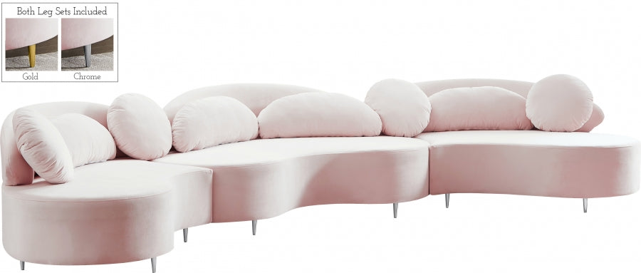 Velours vif 3pc. En coupé
