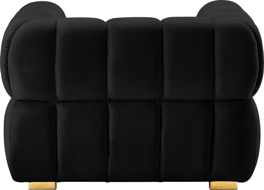 Chaise Gwen en velours