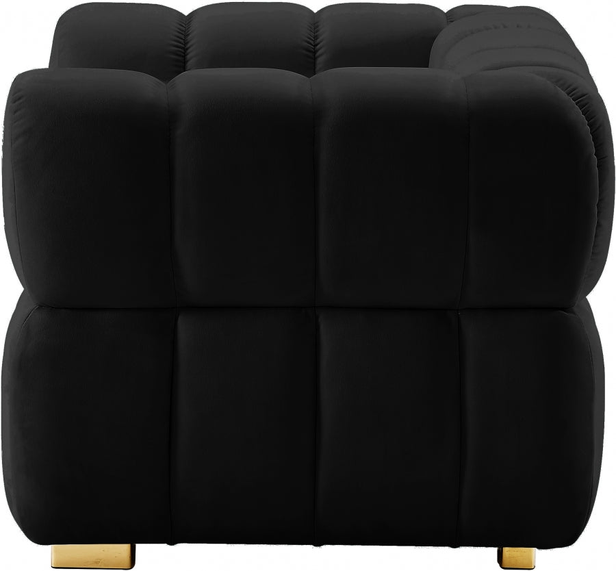 Chaise Gwen en velours