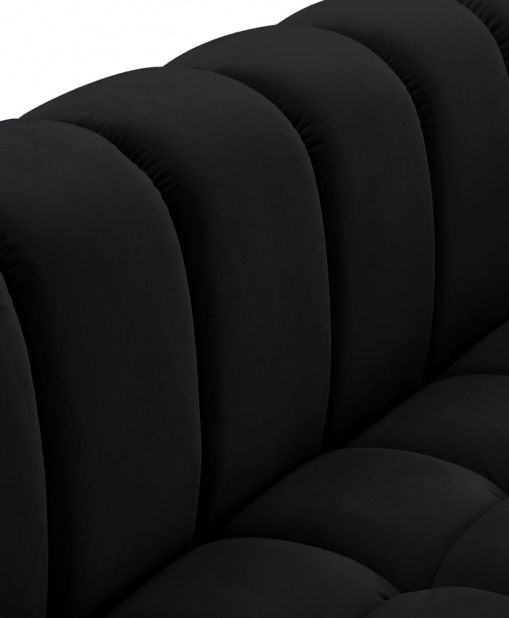 Chaise Gwen en velours