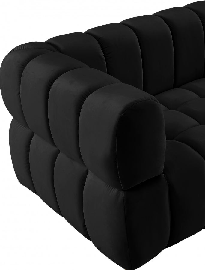 Chaise Gwen en velours