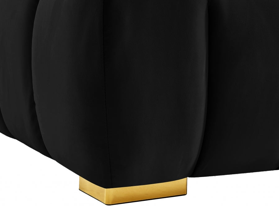 Causeuse en velours Gwen 