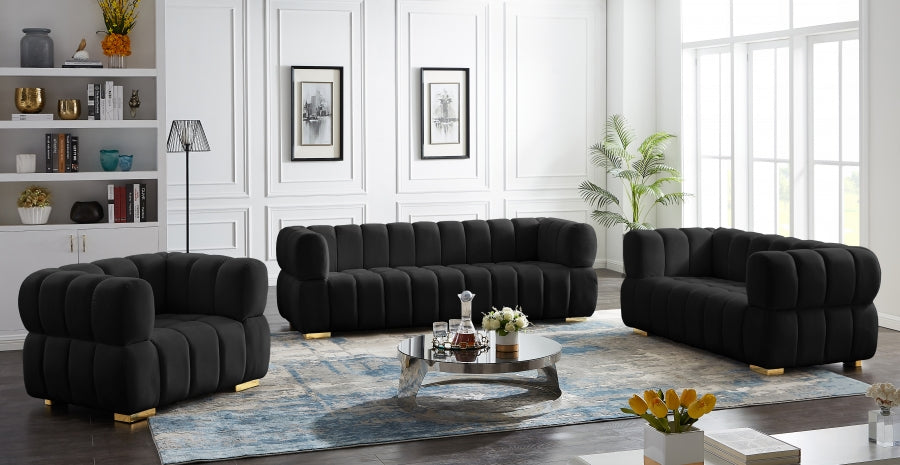 Causeuse en velours Gwen 