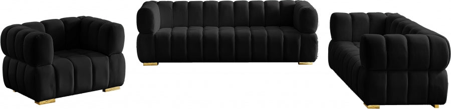 Causeuse en velours Gwen 