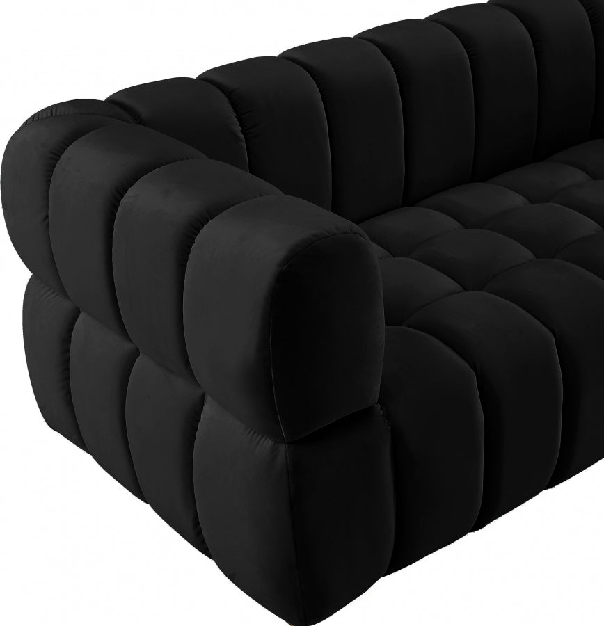 Causeuse en velours Gwen 