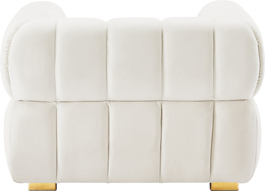 Chaise Gwen en velours