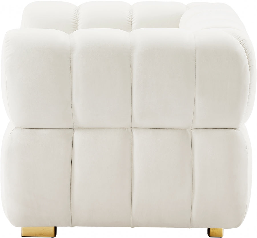 Chaise Gwen en velours