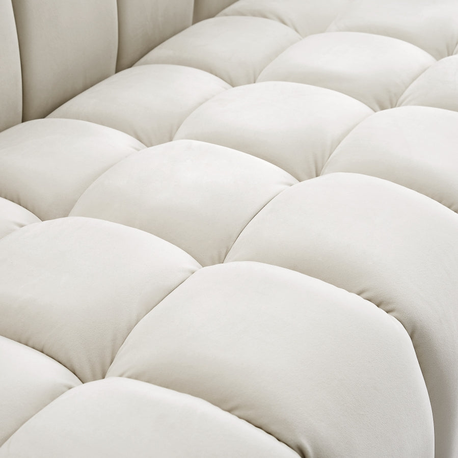 Causeuse en velours Gwen 