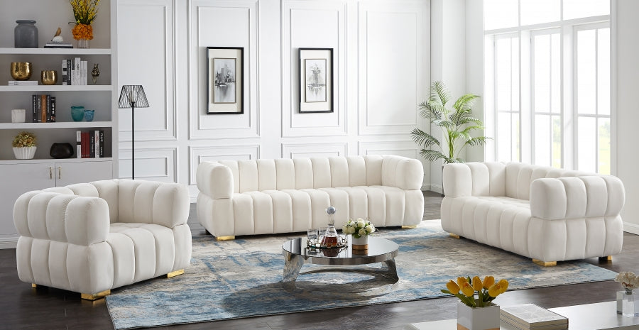 Causeuse en velours Gwen 