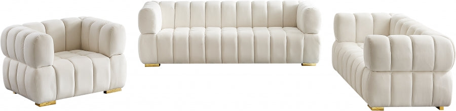 Causeuse en velours Gwen 