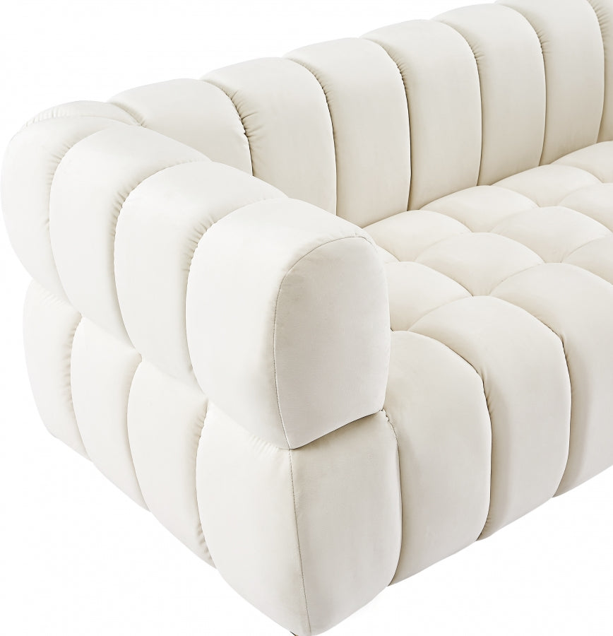 Causeuse en velours Gwen 