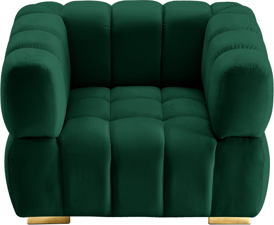 Chaise Gwen en velours