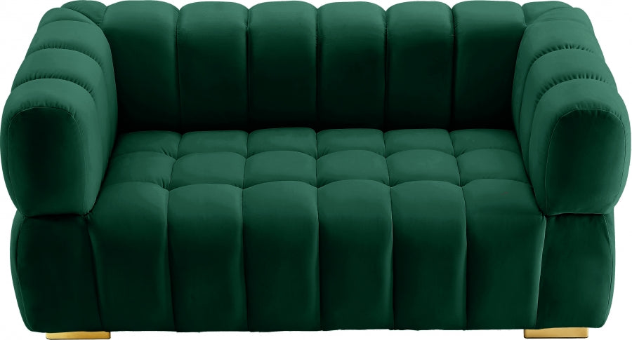 Causeuse en velours Gwen 
