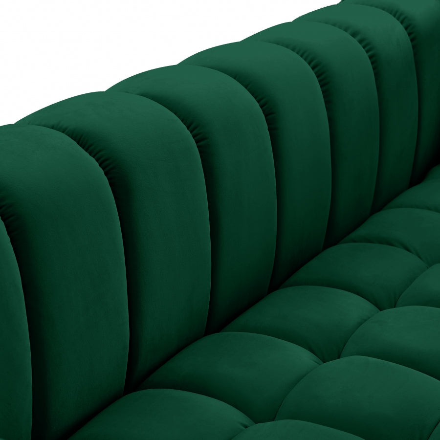 Causeuse en velours Gwen 