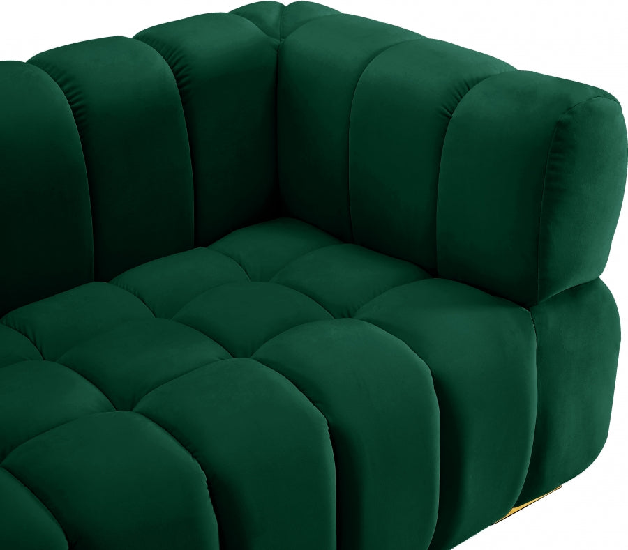 Causeuse en velours Gwen 